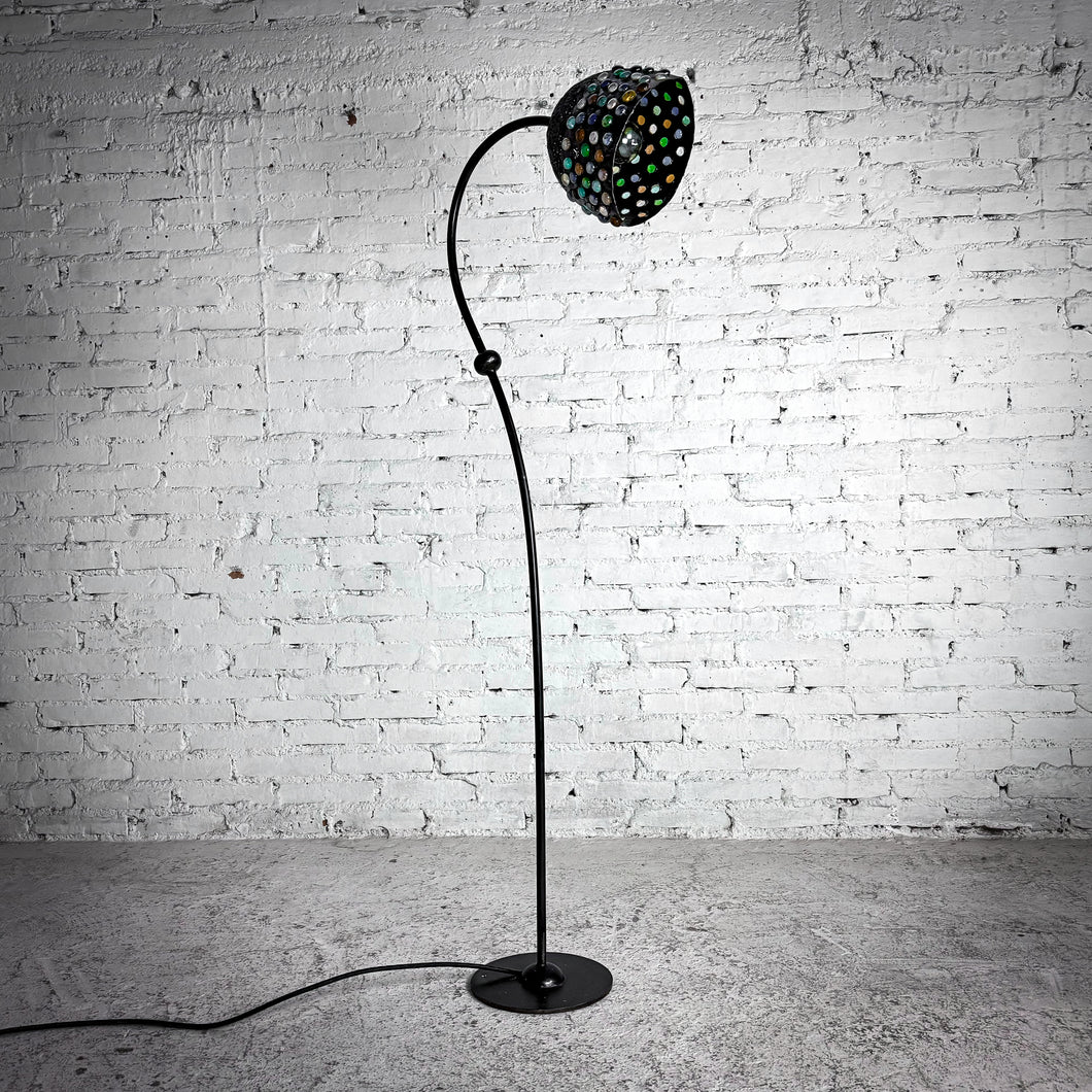 Bohemian Curved Iron Floor Lamp