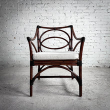 Load image into Gallery viewer, Palm Springs Stained Rattan Armchair
