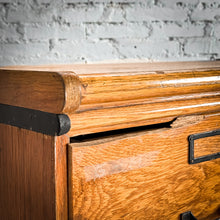 Load image into Gallery viewer, 3 Piece Library Oak File Cabinet
