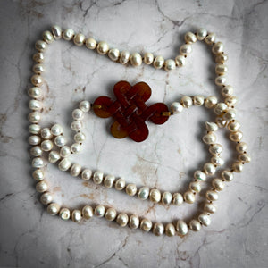 Vintage Custom Fresh Water Pearl Pendant Necklace