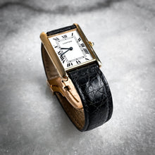 Load image into Gallery viewer, Vintage Cartier Classic Gold 18K Crystal Watch
