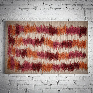 Nelly Lorenzo Abstract Wool & Henequen Textile Hand Craft