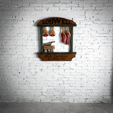 Load image into Gallery viewer, 1950&#39;s Lobwell Painted Wood Signage Wall Decor
