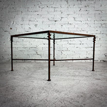 Load image into Gallery viewer, Modern Glass Top Iron Cocktail Table
