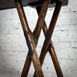 Asian Lacquered Elm Wood Console