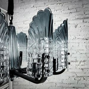 Chinese Style Smoked Crystal Chandelier