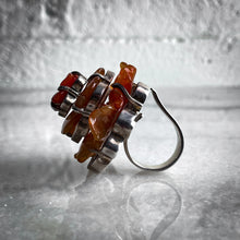 Load image into Gallery viewer, Vintage Darla N Polished Silver Mexican Carnelian Ring
