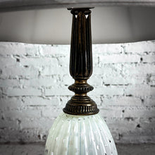 Load image into Gallery viewer, Set of 2 1950&#39;s Tipler&#39;s Lamp Shop Glass Standard Table Lamp
