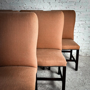 Set of 6 Transitional Upholstered Dining Chair