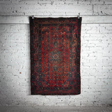 Load image into Gallery viewer, Early 20th C. Caucasian Wool Accent Oriental Hand Knotted Rug
