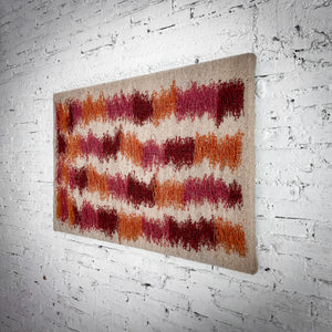 Nelly Lorenzo Abstract Wool & Henequen Textile Hand Craft