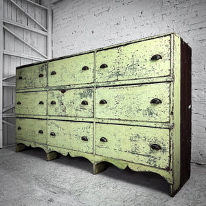 Antique Swedish Painted Pine Sideboard