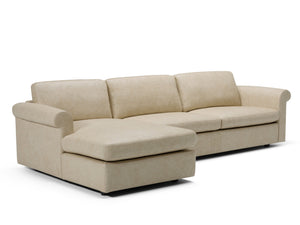 Palliser Ensemble Roll Arm Sectional Sofa Appaloosa Cinnamon