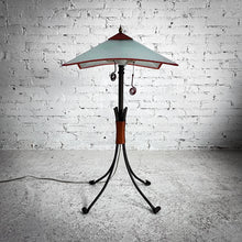 Load image into Gallery viewer, Arts &amp; Craft Umbrella Frosted Glass Standard Table Lamp

