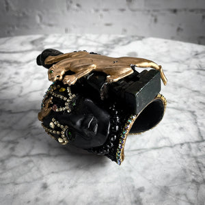 Lynn Carlton Eclectic Mixed Materials Cuff