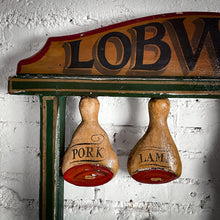 Load image into Gallery viewer, 1950&#39;s Lobwell Painted Wood Signage Wall Decor
