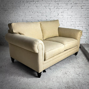 Jonathan Louis Charlotte Traditional Style Linen Loveseat