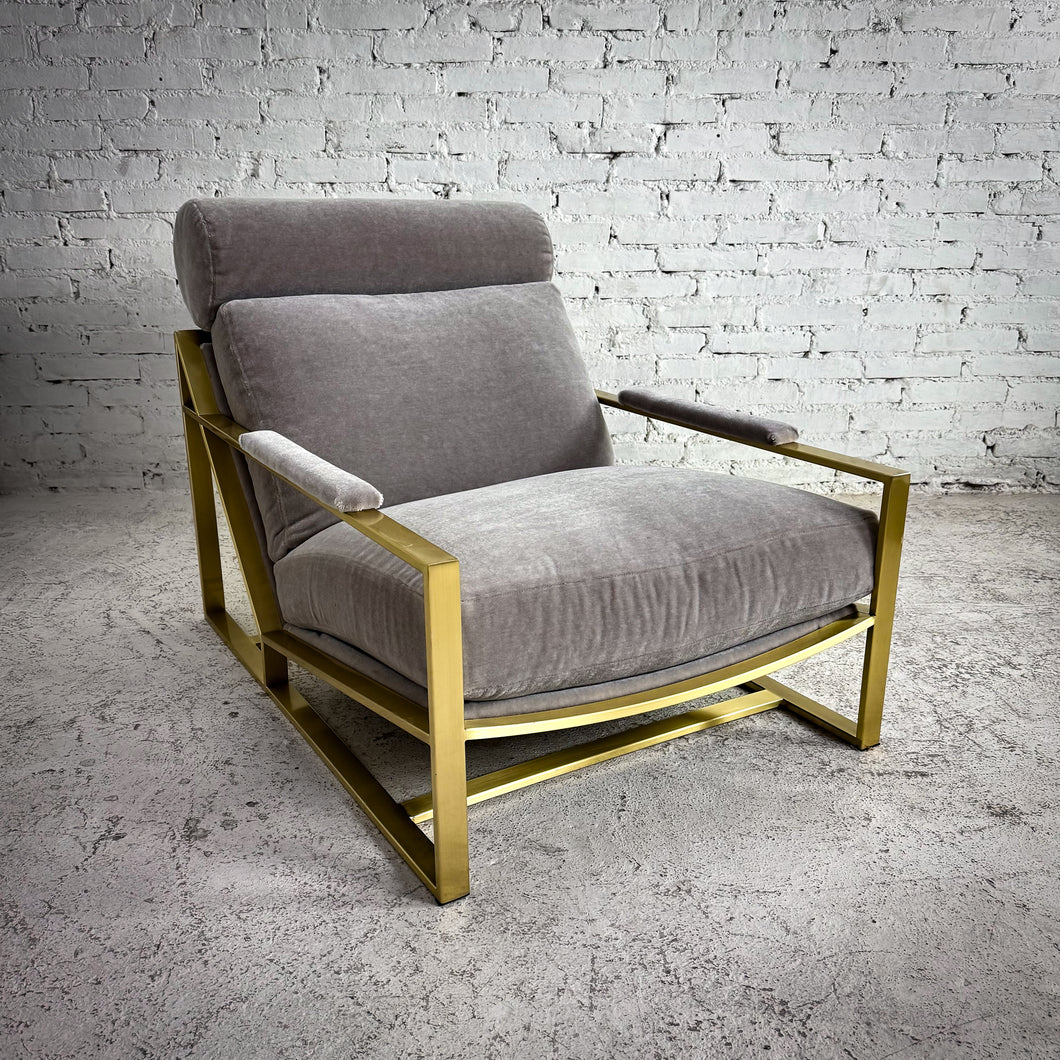 Milo Baughman Cruisin Mid-Century Modern Mohair Lounge Chair