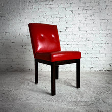 Load image into Gallery viewer, Set of 4 1970&#39;s Directional Furniture Leather Upholstered Dining Chair
