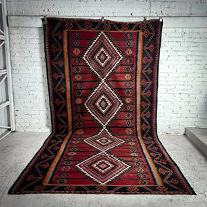 Vintage Kilim Flatweave Rug