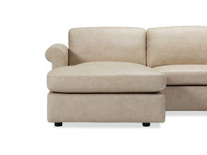 Palliser Ensemble Roll Arm Sectional Sofa Appaloosa Cinnamon