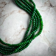 Load image into Gallery viewer, Piedras Contemporary Mexican Green Crystal Multi-Strand Necklace
