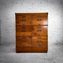 Load image into Gallery viewer, 3 Piece Library Oak File Cabinet
