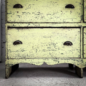 Antique Swedish Painted Pine Sideboard