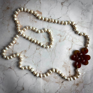 Vintage Custom Fresh Water Pearl Pendant Necklace