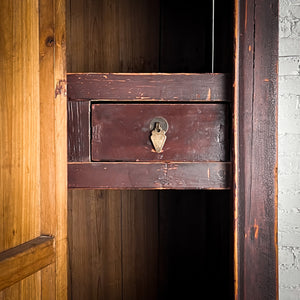 Chinoiserie Painted Storage Cabinet