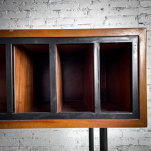 Load image into Gallery viewer, Modern Media Wood &amp; Iron Console
