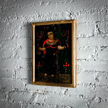 Load image into Gallery viewer, 18th Century Spanish Colonial Oil Tin Religous Painting
