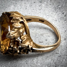 Load image into Gallery viewer, Strell Classic Gold 14k African Citrine Ring
