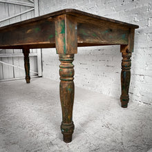 Load image into Gallery viewer, Antique Farmhouse Oiled Pine Dining Table
