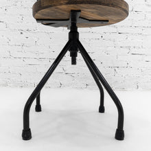 Load image into Gallery viewer, Set of 3 Industrial Black Iron Counter Stool
