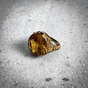 Strell Classic Gold 14k African Citrine Ring